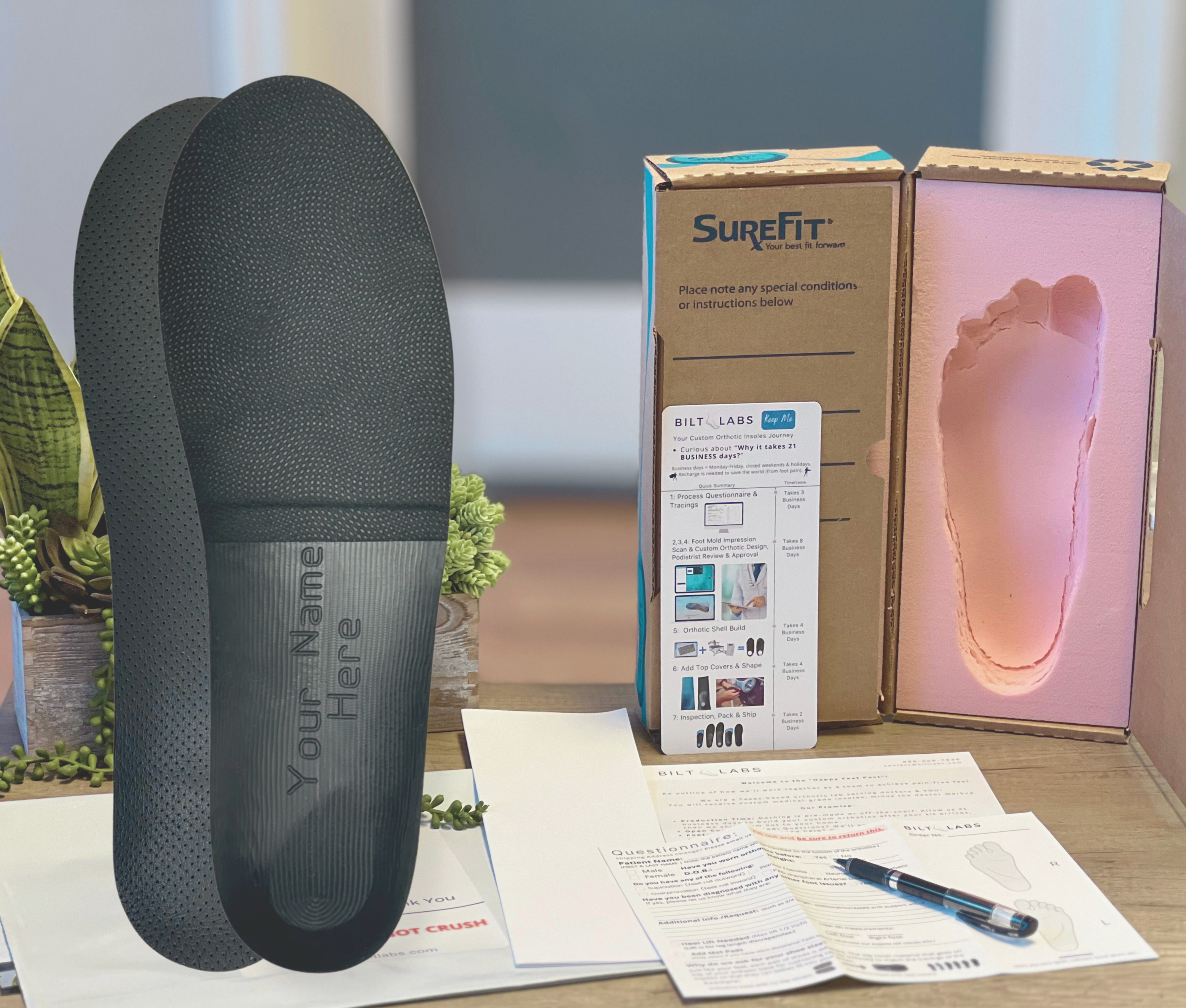 Plantar Fasciitis Custom Orthotics Bilt Labs
